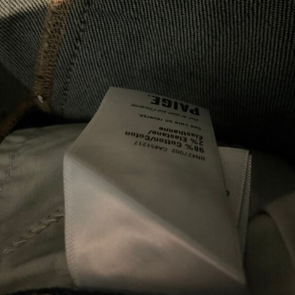 Paige Dion‎ Cargo Trouser Flare Jeans dark was size 24 NEW - Picture 8 of 9